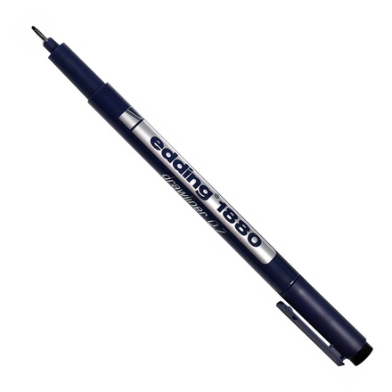 Papírenské zboží - Liner "1880", černá, 0,7mm, EDDING