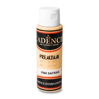 Papírenské zboží - Akrylové barvy Cadence Premium 70 ml, šafránová