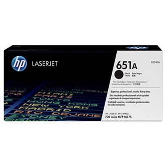 Papírenské zboží - HP originální toner CE340A, black, 13500str., HP 651A, HP LaserJet Enterprise 700 color M