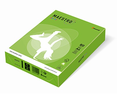Papírenské zboží - MAESTRO color INTENSIV 80g 500 listů Spring Green - MA42