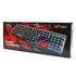 Papírenské zboží - Red Fighter K1, Tastatur US, Game, unterbeleuchtet typ verkabelt (USB), schwarz, 3 farbige Hintergrundbeleuchtung