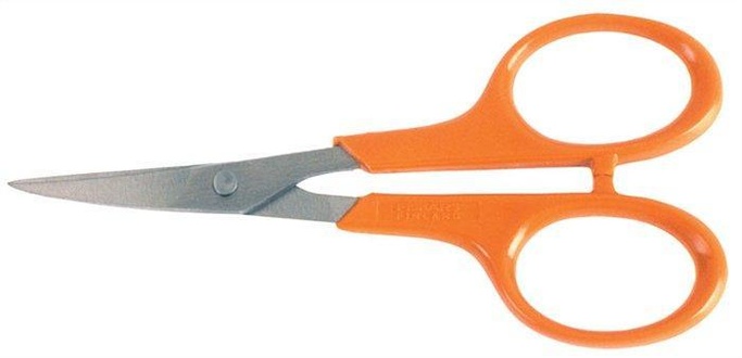Papírenské zboží - Nůžky na nehty, 10 cm, zahnuté, FISKARS "Classic", oranžové