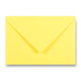 Papírenské zboží - Barevná obálka Clairefontaine žlutá, C5 [20 KS]