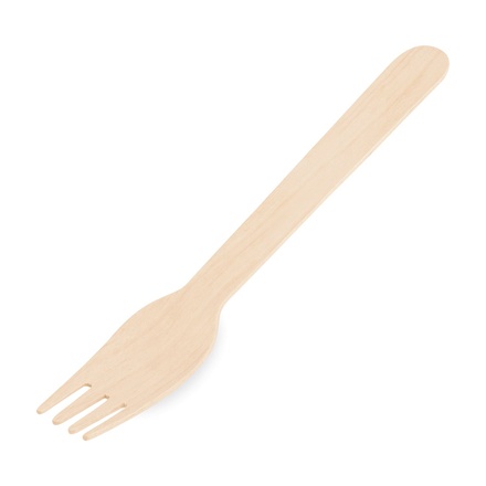 Papírenské zboží - Vidlička ze dřeva 16 cm [10 ks]