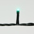Papírenské zboží - LED osvětlení, 10m, 220-240 V (50-60Hz), 6W, Multicolor, grünes Kabel, 30000h, 100xLED