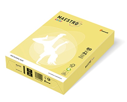 Papírenské zboží - MAESTRO color TREND 80g 500 listů Lemon Yellow - ZG34