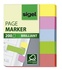 Papírenské zboží - Markierungsstreifen, 5x40 Blätter, 12x50 mm, SIGEL Brillant, Farbmix