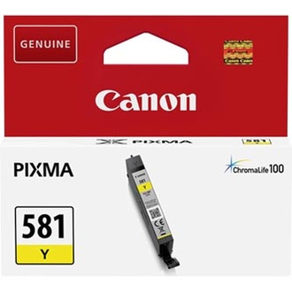 Papírenské zboží - Canon originální ink CLI581 Y, yellow, 5,6ml, 2105C001, Canon PIXMA TR7550, TR8550, TS615
