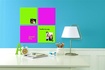 Papírenské zboží - Magnettafel Square Tile, beschreibbar, 360x360mm, pink, REXEL