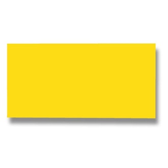 Papírenské zboží - Barevná dopisní karta Clairefontaine žlutá, DL [25 ks]