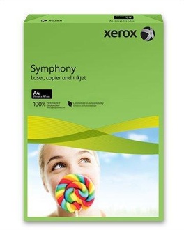 Papírenské zboží - Xerografický papír "Symphony", tmavě zelená, A4, 80g, XEROX