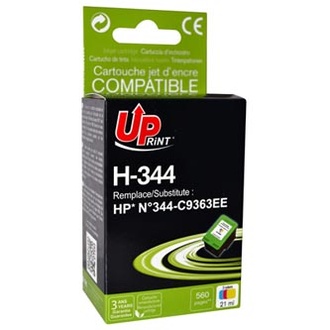 Papírenské zboží - UPrint kompatibilní ink s C9363EE, color, 21ml, H-344CL, pro HP Photosmart 385, 335, 8450