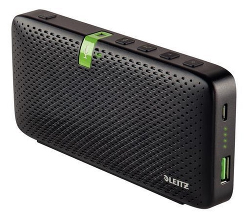 Papírenské zboží - Přenosný reproduktor "Compplete", Bluetooth, LEITZ, černý