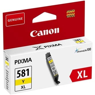 Papírenské zboží - Canon originální ink CLI-581Y XL, yellow, 8,3ml, 2051C001, very high capacity, Canon PIXM