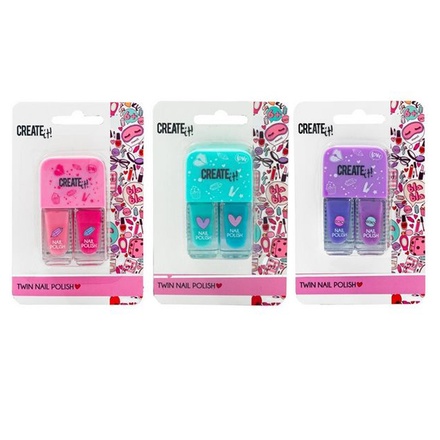 Papírenské zboží - Twin lak na nehty blistr 1ks , 3 druhy