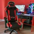 Papírenské zboží - Gaming Stuhl Red Fighter C8, schwarz, abnehmbare Kissen, RGB-Beleuchtung