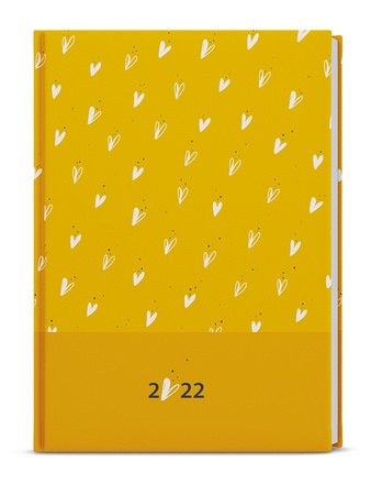 Papírenské zboží - Týdenní diář - Oskar - lamino - A5 - Okrový