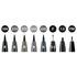 Papírenské zboží - Faber-Castell Pitt Artist Pen Black&Grey 8er-Set, verschiedene Federn, schwarz und grau