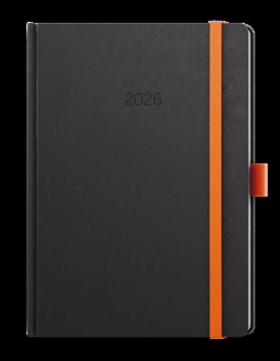 Papírenské zboží - Týdenní diář - Oskar - Nora - A5 - oranžová