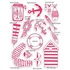 Papírenské zboží - Stempel Aladine Stampo Textile Marina, 13 Stk