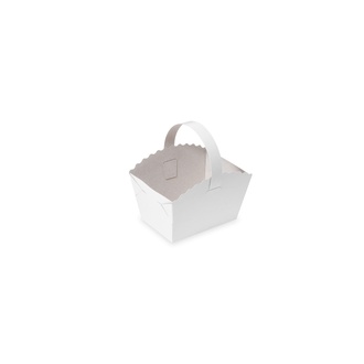 Papírenské zboží - Svatební košíčky s ouškem 10 x 8 x 6 cm [50 ks]