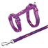 Papírenské zboží - Katzenleinengeschirr mit Band genäht, 22–36 cm/10 mm, 1,2 m
