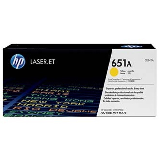 Papírenské zboží - HP originální toner CE342A, yellow, 16000str., HP 651A, HP LaserJet Enterprise 700 color