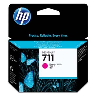 Papírenské zboží - HP originální ink CZ131A, HP 711, magenta, 29ml, HP DesignJet T120, T520