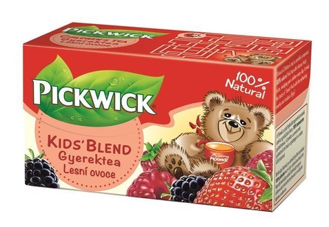 Papírenské zboží - Ovocný čaj "Kid's Blend", lesní ovoce, 20 x 2 g, PICKWICK