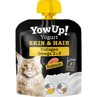 Papírenské zboží - YOWUP! jogurtová kapsička SKIN & HAIR pro kočky, 85 g 
