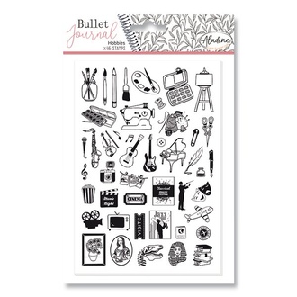 Papírenské zboží - Razítka Stampo Bullet Aladine Koníčky, 46 ks