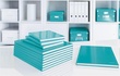 Papírenské zboží - Zápisník s tvrdými doskami Leitz WOW A4, Modrá