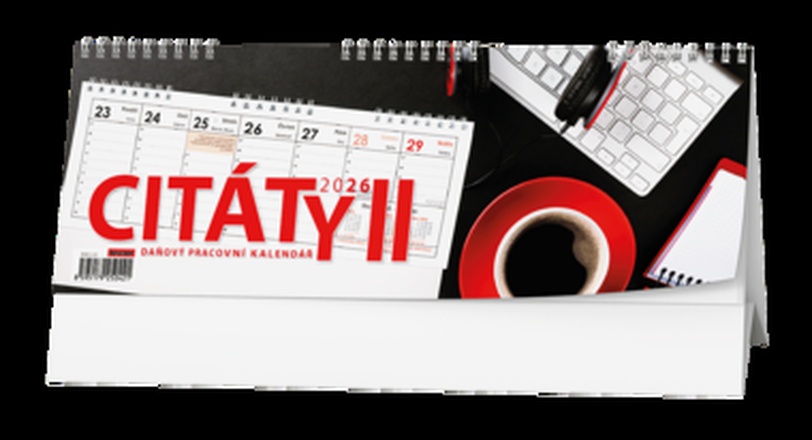Papírenské zboží - Stolní kalendář - Pracovní kalendář CITÁTY II
