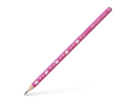 Papírenské zboží - Grafitová tužka Faber-Castell Unicorn HB, růžová