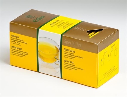 Papírenské zboží - Zelený čaj, 25x1,7g, EILLES, "Asian sun"