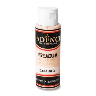 Papírenské zboží - Akrylové barvy Cadence Premium 70 ml, béžová