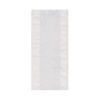 Papírenské zboží - Svačinové papírové sáčky bílé 2 kg (14+7 x 32 cm) [1000 ks]