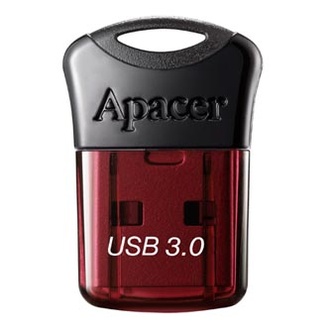 Papírenské zboží - Apacer USB flash disk, USB 3.0 (3.2 Gen 1), 32GB, AH157, červený, AP32GAH157R-1, USB A, s