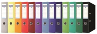 Papírenské zboží - Hebelordner „Premium“, schwarz, 75 mm, A4, mit Schutzbodenbeschlägen, PP, DANAU