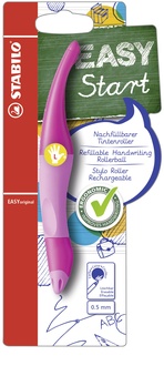 Papírenské zboží - Ergonomický roller pro leváky STABILO EASYoriginal světle růžová/tmavě růžová