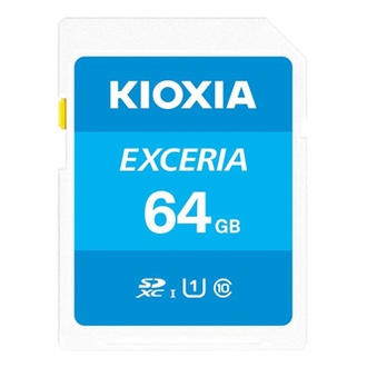 Papírenské zboží - Kioxia Paměťová karta Exceria (N203), 64GB, SDXC, LNEX1L064GG4, UHS-I U1 (Class 10)