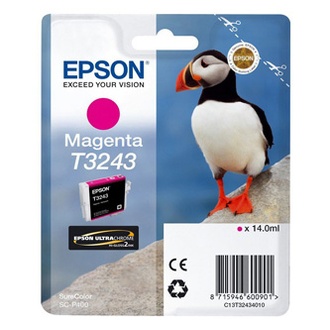 Papírenské zboží - Epson originální ink C13T32434010, magenta, 14ml, Epson SureColor SC-P400