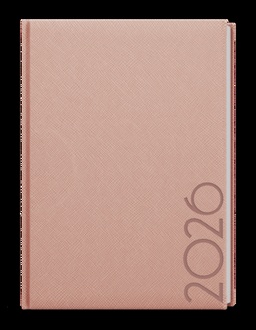 Papírenské zboží - Týdenní diář - Oskar - Tora - A5 - pudrová