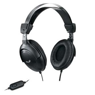 Papírenské zboží - Genius HS-M505X, sluchátka s mikrofonem, černá, 3.5 mm jack