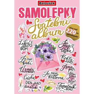 Papírenské zboží - Samolepkový sešit - Svatební album