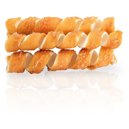 Papírenské zboží - KIDDOG BUFFET SPRING kuřecí maso na buvolí kůži 16 cm/ 40-45 g [1ks]