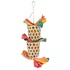 Papírenské zboží - Hängendes Korbspielzeug mit Nistmaterial für Vögel, 35 cm