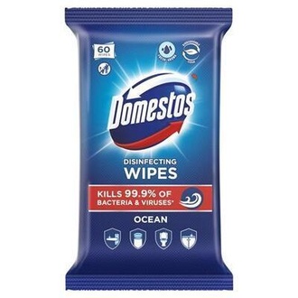 Papírenské zboží - Čisticí ubrousky, oceán, 60ks, DOMESTOS