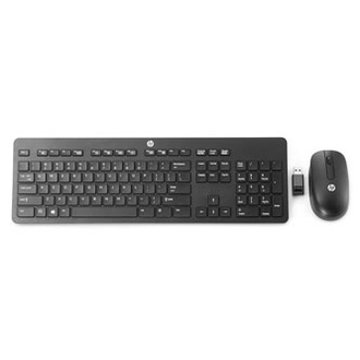 Papírenské zboží - HP Wireless Deskset 300, Sada klávesnice CZ, bezdrátová, černá