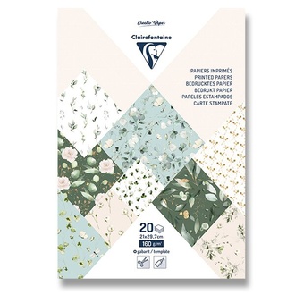 Papírenské zboží - Sada papírů Clairefontaine Origami Romantic A4